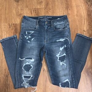 AEO Jean. Size 8 Regular. Hi Rise Jegging.